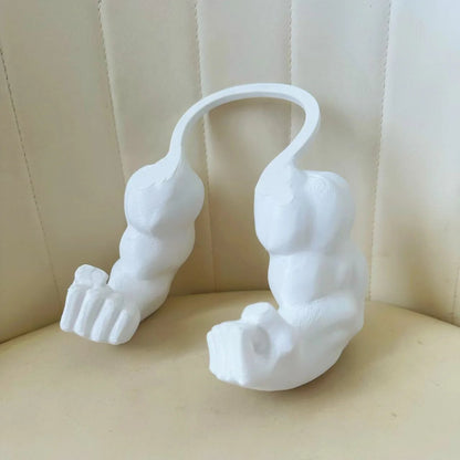 3D Printed Pet Muscle Arm Costume – Funny Hero Cosplay Accessory for Cats, Small Dogs & Rabbits