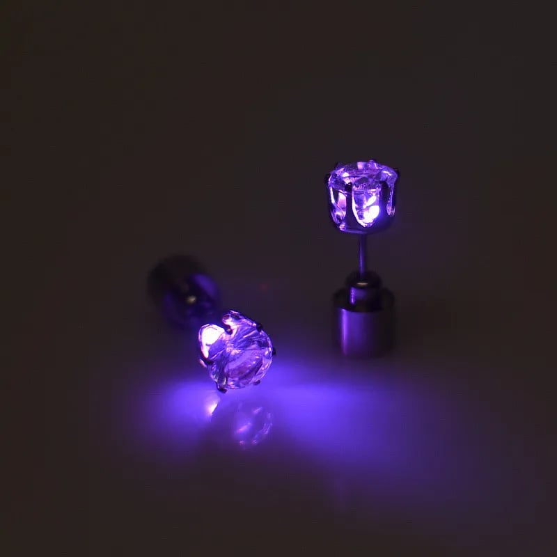 ✨LED Earrings, Light Up Stud Earrings