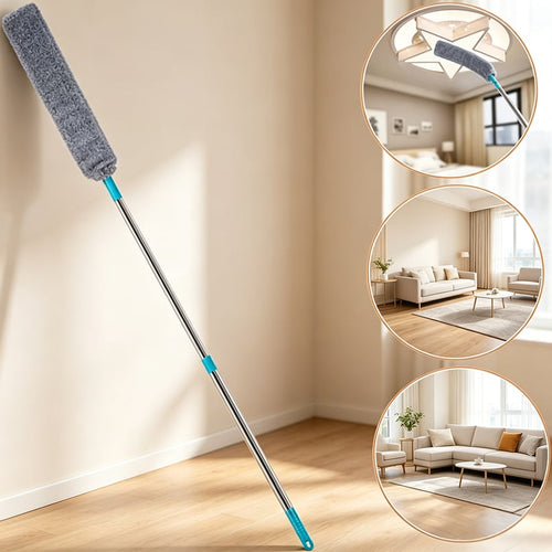 🧹 Extendable Microfiber Duster – Adjustable Long Handle for Hard-to-Reach Corners