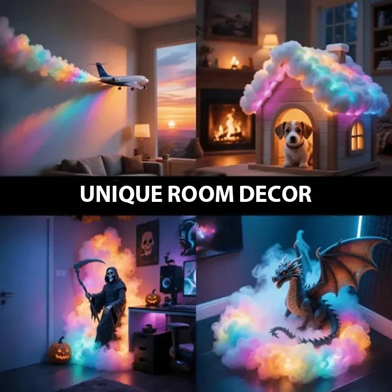 🎉DIY USB-Powered Thundercloud LED Light Decor🌈☁️
