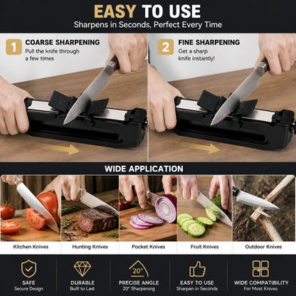 🔥LAST DAY 49% OFF - 🛠️🔪Venture Portable Knife Sharpener