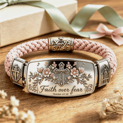 ✝️ Inspirational Christian Scripture Bracelet Collection – Genuine Leather Bible Verse Bracelets for Faith, Hope & Joy | Magnetic Clasp Meaningful Gift 💕