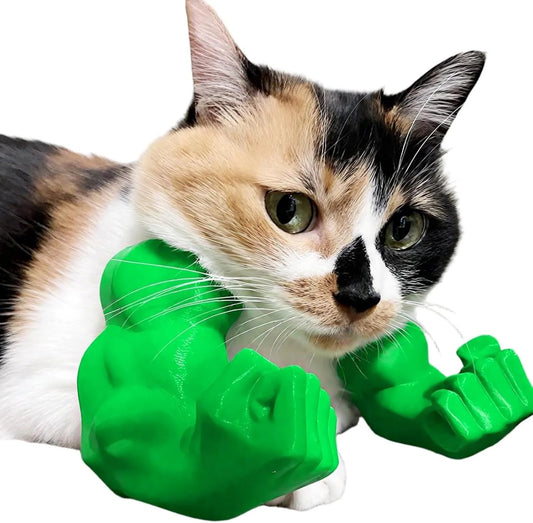 3D Printed Pet Muscle Arm Costume – Funny Hero Cosplay Accessory for Cats, Small Dogs & Rabbits