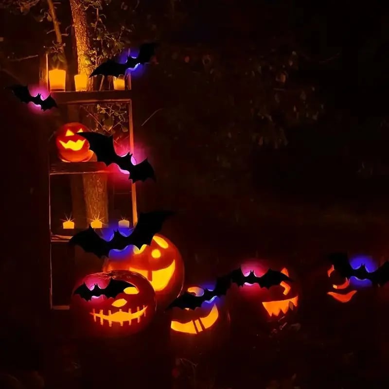 Glowing 3D Bats That Make Halloween Pop