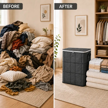 📦Store More andDeclutter Your Closetwith This Dust ProofBedding Organizer