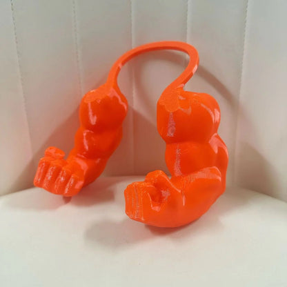 3D Printed Pet Muscle Arm Costume – Funny Hero Cosplay Accessory for Cats, Small Dogs & Rabbits