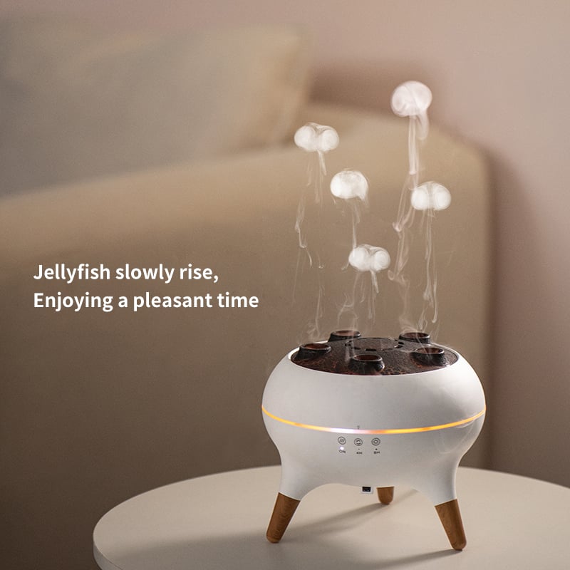 Aroma Diffuser With Dynamic Jellyfish Mist and LED Color Change