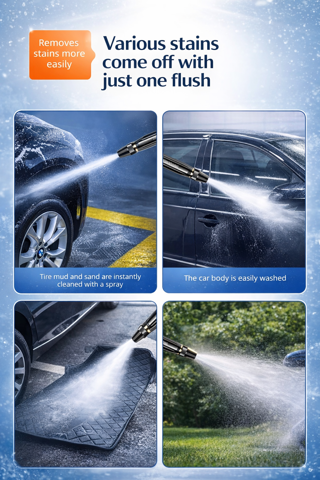 🔥 Last Day 51% OFF – Powerful High-Pressure Water Gun for Car Cleaning