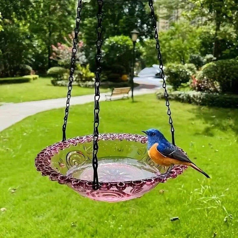 🔥🔥49% Off--Solar Cascade Hanging Bird Bath Fountain