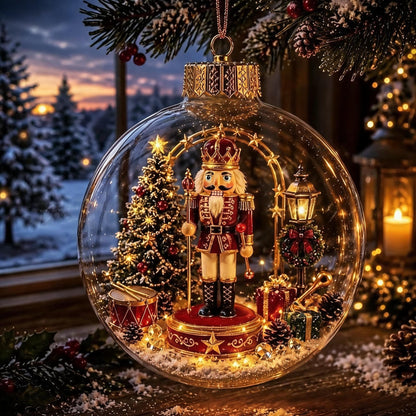 Glowing Christmas Diorama Ornament