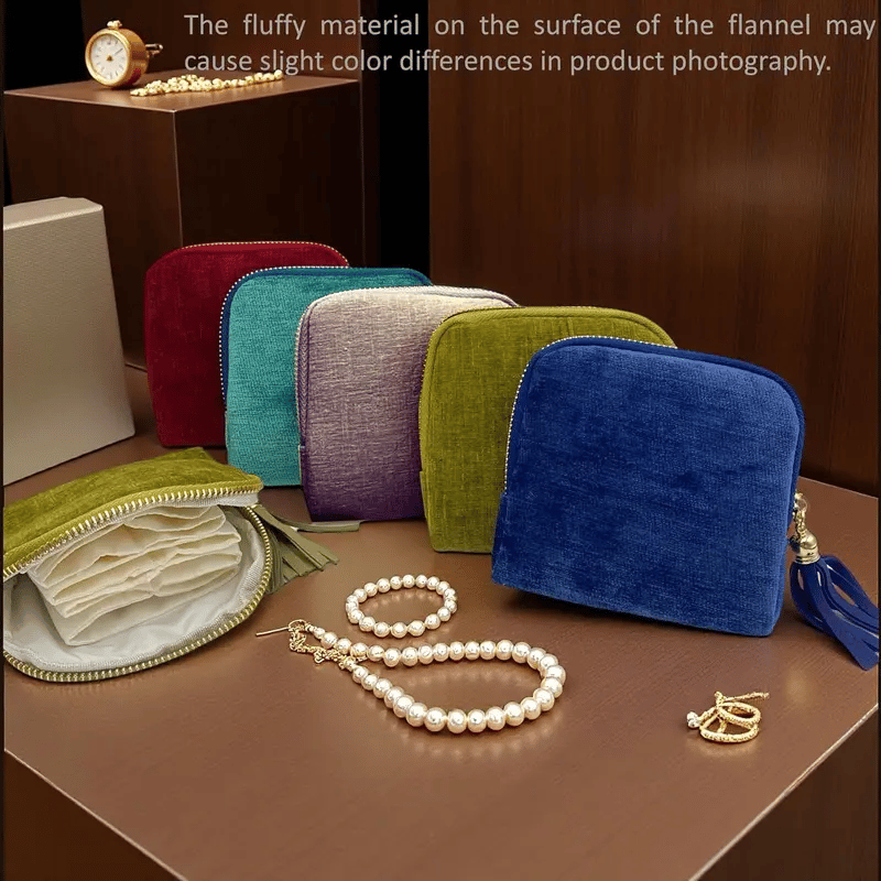🔥Buy 2 Free Shipping🔥 - Jewelry zippered pocket case Travel Jewelry Bag Portable Organizer
