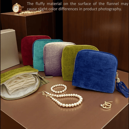 🔥Buy 2 Free Shipping🔥 - Jewelry zippered pocket case Travel Jewelry Bag Portable Organizer