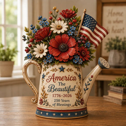 Handmade America's 250th Anniversary Patriotic Floral Décor