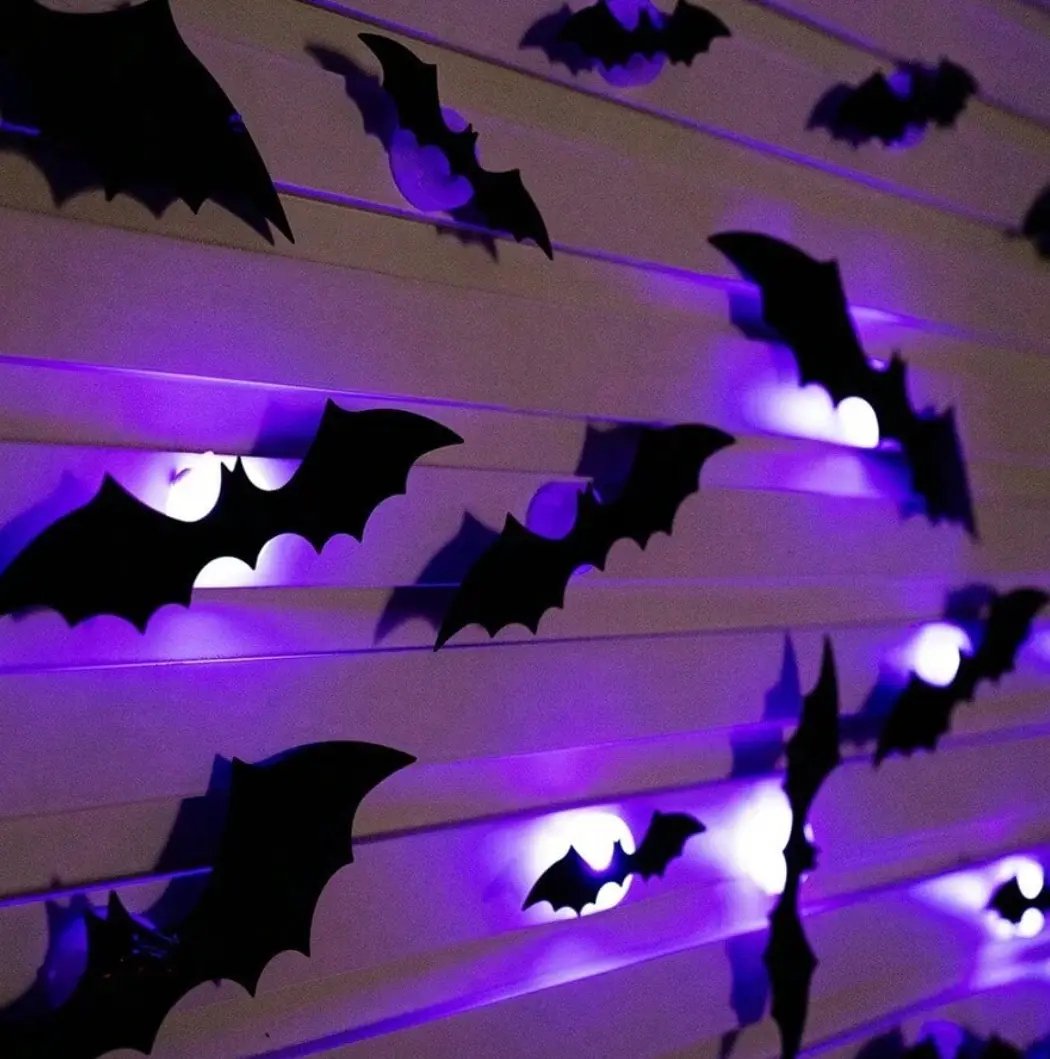 Glowing 3D Bats That Make Halloween Pop