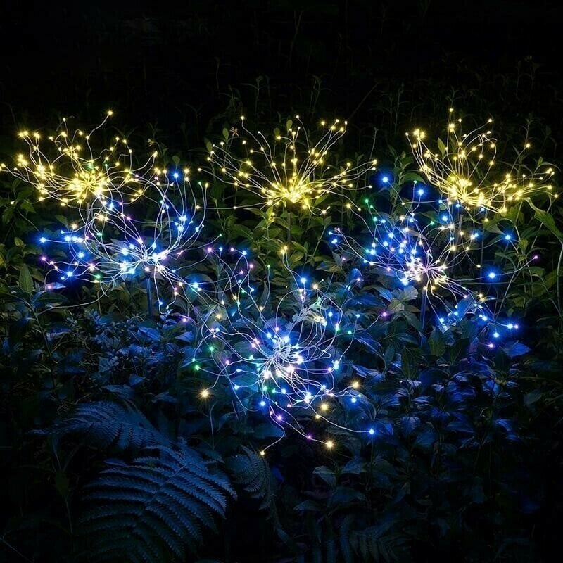 🔥LAST DAY 49% OFF🎁Waterproof Solar Garden Fireworks LED Light