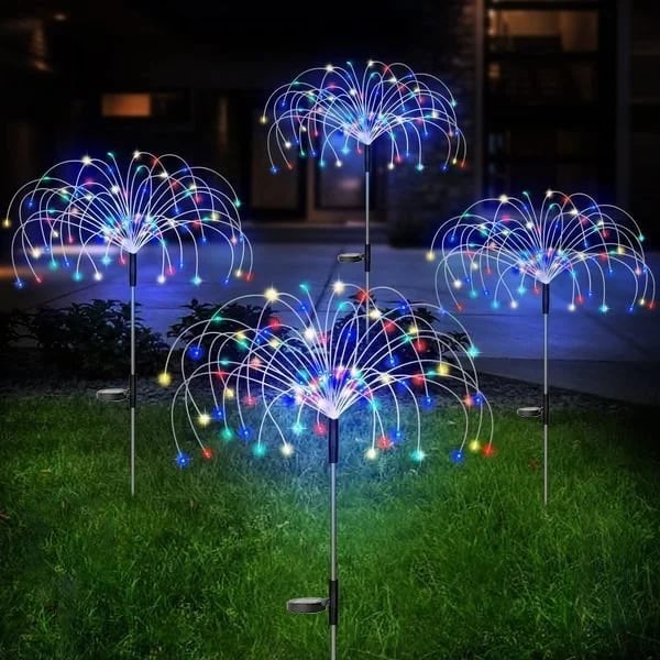 🔥LAST DAY 49% OFF🎁Waterproof Solar Garden Fireworks LED Light