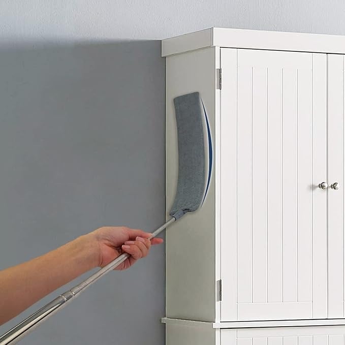 🧹 Extendable Microfiber Duster – Adjustable Long Handle for Hard-to-Reach Corners