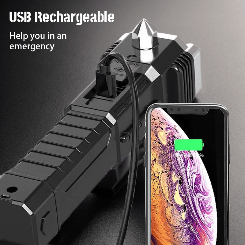 Last Day 50% 0FF ✨ - Super Bright Rechargeable LED Handheld Flashlight Portable
