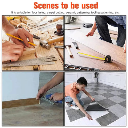 🔥LAST DAY 49% OFF - 🛠️🔧Precision Contour Gauge with Lock – Adjustable Profile Copy Tool for Woodworking & Flooring