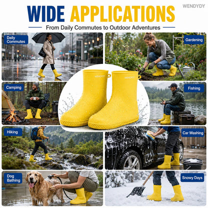 🔥Hot Sale 49% OFF🔥 Stop Soaked Sneakers! Heavy-Duty Rain Shoe Covers – Anti-Slip & Fold Into Your Bag 🌧️