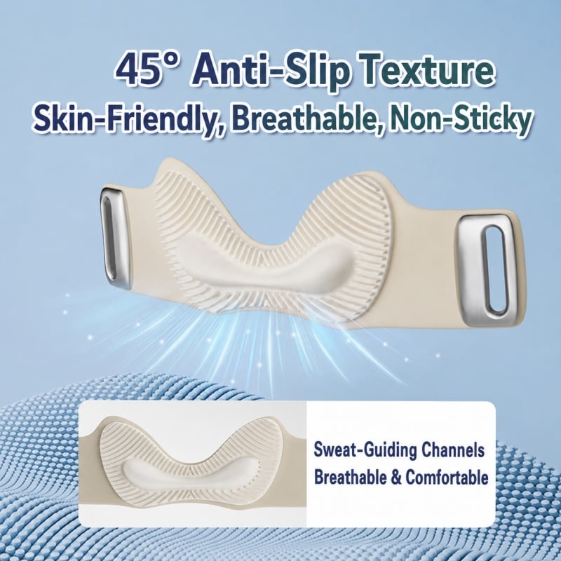 Adjustable Silicone Patellar Tendon Support Strap — — Knee Supporter, Patella Bands for Pain Relief (Sports & Outdoor Accessory)