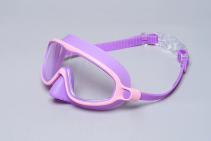 Kids-Swim-Goggles with Nose Cover