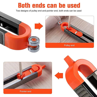 🔥LAST DAY 49% OFF - 🛠️🔧Precision Contour Gauge with Lock – Adjustable Profile Copy Tool for Woodworking & Flooring