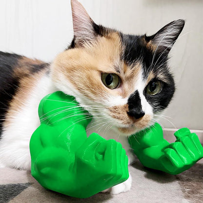 3D Printed Pet Muscle Arm Costume – Funny Hero Cosplay Accessory for Cats, Small Dogs & Rabbits