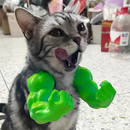 3D Printed Pet Muscle Arm Costume – Funny Hero Cosplay Accessory for Cats, Small Dogs & Rabbits