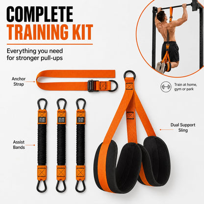 💪Home Gym Upgrade 49% OFF – Suspension Resistance Trainer Kit for Strength & Pull-Up Training