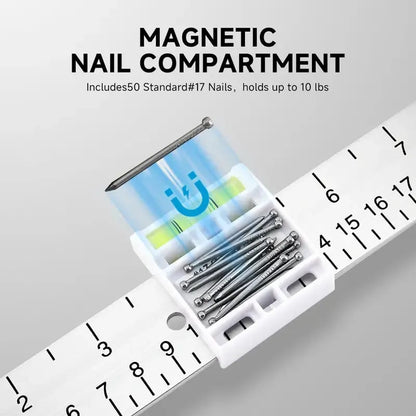 Picture Hanging Tool with Level & Ruler – Frame Alignment & Wall Hanging Kit