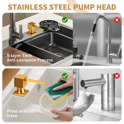 Dish Soap Dispenser for Kitchen Sink