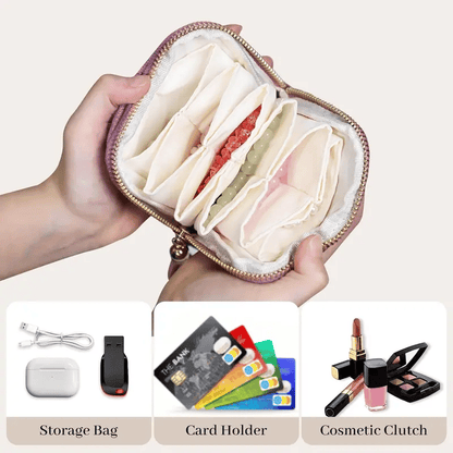 🔥Buy 2 Free Shipping🔥 - Jewelry zippered pocket case Travel Jewelry Bag Portable Organizer