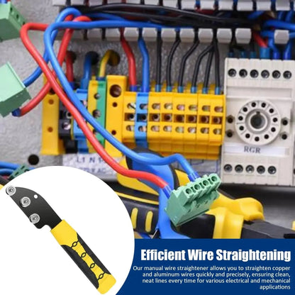 🔧 Stainless Steel Cable Straightener Tool – Manual Wire Bending & Untwisting Tool for Electricians, HVAC & DIY Projects