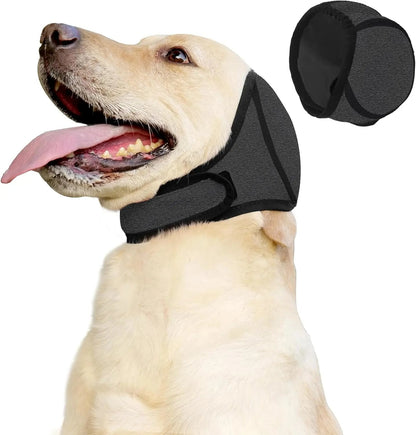 🔥 [Flash Sale - 50% OFF] No More Shivering from Thunder & Dryers! ❤️ Dailyard Dog Calming Ear Wrap for Instant Anxiety Relief