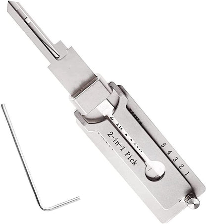 🔥 Stainless Steel Master Key Decoder(Only applies to flat key locks)