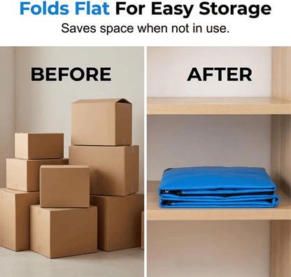 3 Sizes Oversized Reusable Moving Storage Totes, Waterproof Tear Resistant Foldable Storage Bags with Full Open Top & Label Slot, Heavy Load Moving Bags for Rigid Moving Boxes for Moving Dorm Camping Bedding Clothes