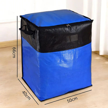 3 Sizes Oversized Reusable Moving Storage Totes, Waterproof Tear Resistant Foldable Storage Bags with Full Open Top & Label Slot, Heavy Load Moving Bags for Rigid Moving Boxes for Moving Dorm Camping Bedding Clothes