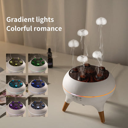 Aroma Diffuser With Dynamic Jellyfish Mist and LED Color Change
