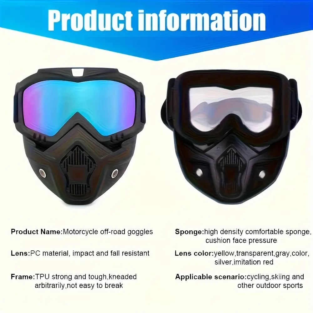🔥Hot Sale 49% off🌟Full-face Goggle