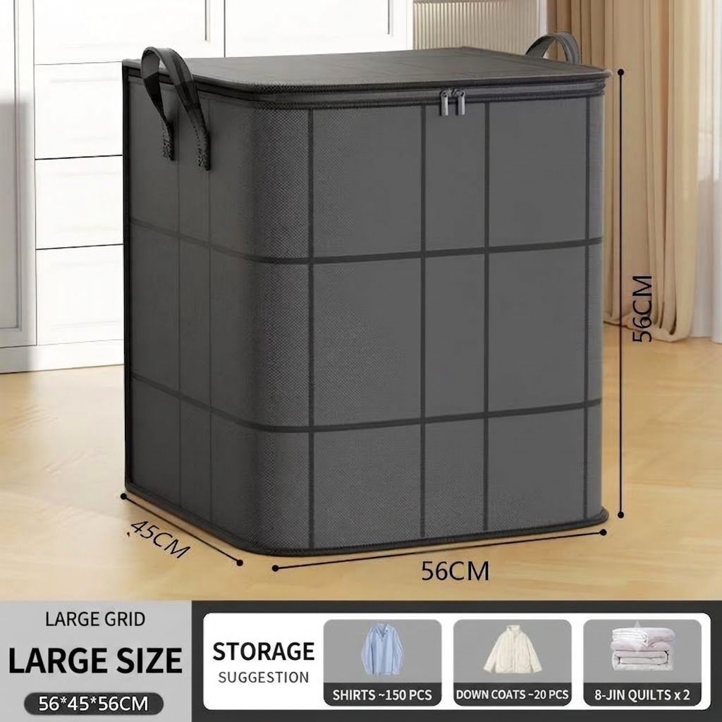 📦Store More andDeclutter Your Closetwith This Dust ProofBedding Organizer