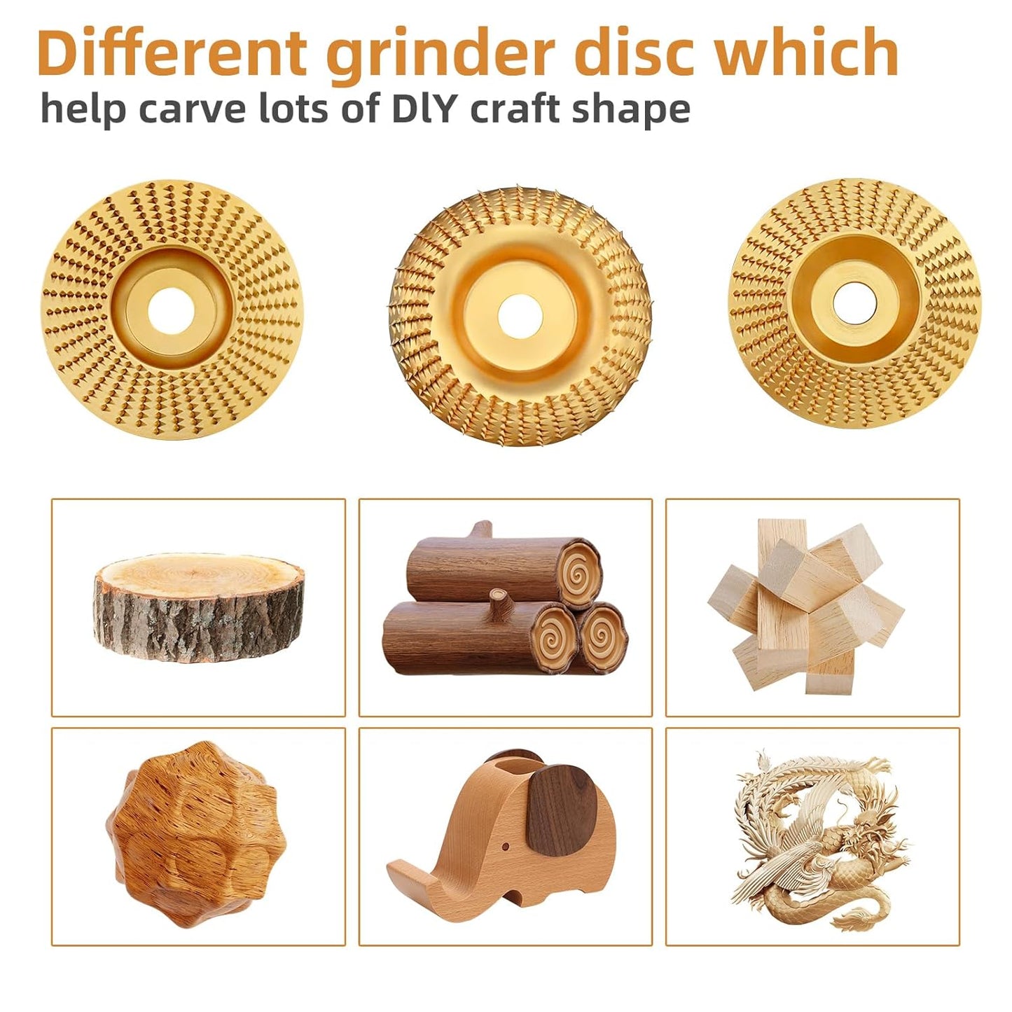 🔥🔥🔨3PCS Wood Carving Disc Set