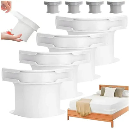 🛏️4 Pack Adjustable Bed Sheet Holder Straps, Elastic Mattress Sheet Clips to Prevent Slipping & Wrinkles