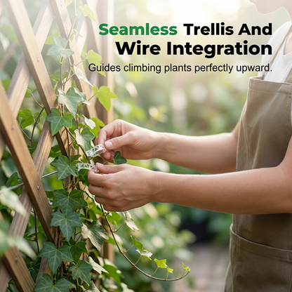 🧷 51% OFF NOW ! ⚡ 100 PCS Quick-Lock Plant Support Clips – Sturdy Support, Easy Install & Reusable Design 🌱
