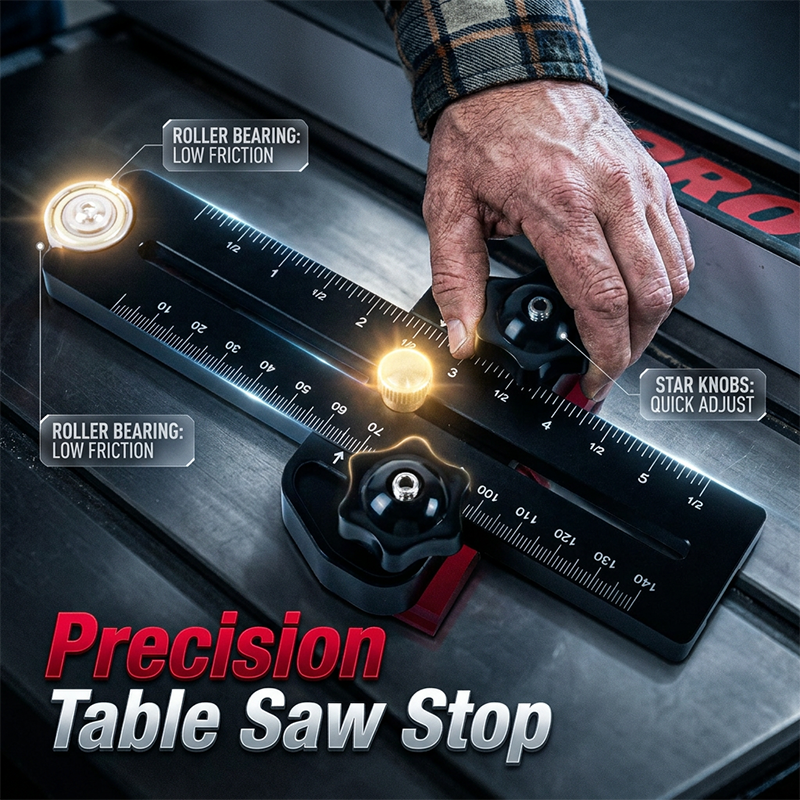 Precision Black Portable Table Saw Stop